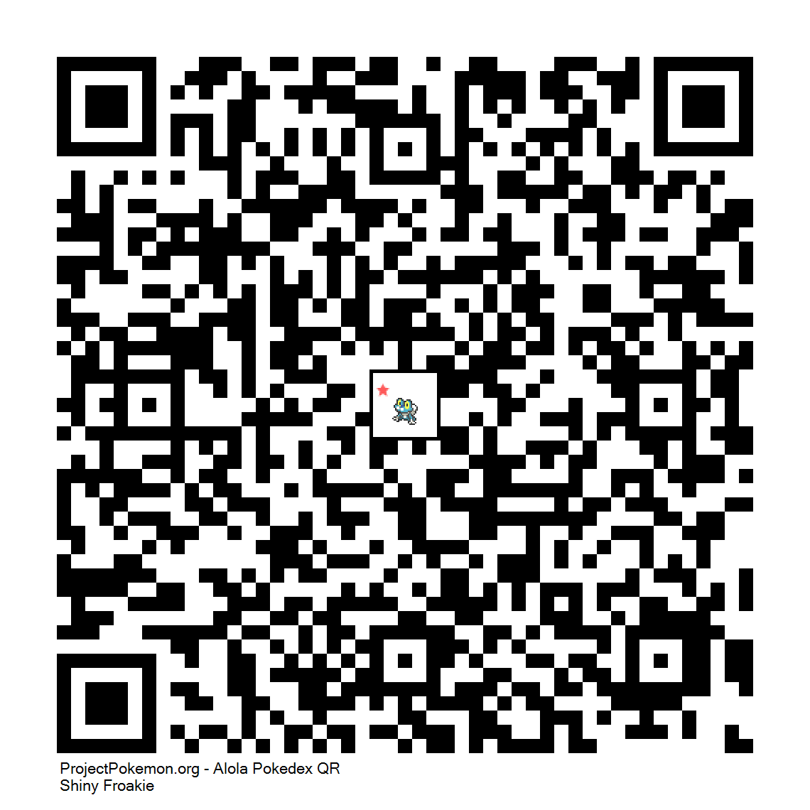 Cdigo QR de Froakie variocolor